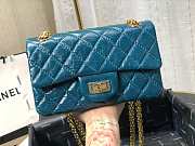 CHANEL MINI 2.55 TASCHE BONDI BLUE AS0874 SIZE 15,5 × 20 × 6 CM - 3