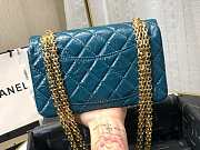 CHANEL MINI 2.55 TASCHE BONDI BLUE AS0874 SIZE 15,5 × 20 × 6 CM - 6