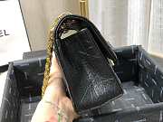 CHANEL MINI 2.55 TASCHE BLACK & GOLD-METAL AS0874 20 CM - 5