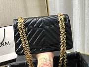 CHANEL MINI 2.55 TASCHE BLACK & GOLD-METAL AS0874 20 CM - 2