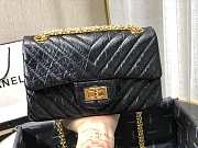 CHANEL MINI 2.55 TASCHE BLACK & GOLD-METAL AS0874 20 CM - 4