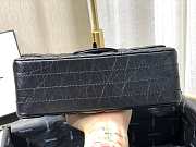 CHANEL MINI 2.55 TASCHE BLACK & BLACK METAL AS0874 20 CM - 5