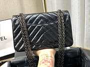 CHANEL MINI 2.55 TASCHE BLACK & BLACK METAL AS0874 20 CM - 2