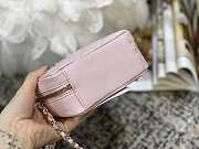 CHANEL VERTICAL CAMERA BAG LIGHT PINK SIZE 17.5 CM - 2