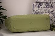 DIOR LARGE LADY BAG ULTRAMATTE CALFSKIN WILLOW GREEN M0566 32 CM - 3
