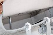 DIOR LARGE LADY BAG ULTRAMATTE CALFSKIN GRAY M0566 32 CM - 3