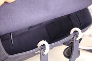 DIOR LARGE LADY BAG ULTRAMATTE CALFSKIN DENIM M0566 32 CM - 4