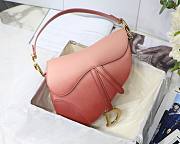 DIOR SADDLE BAG PINK GRADIENT M0446 SIZE 25.5 CM - 1