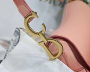 DIOR SADDLE BAG PINK GRADIENT M0446 SIZE 25.5 CM - 5