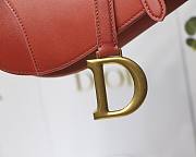DIOR SADDLE BAG PINK GRADIENT M0446 SIZE 25.5 CM - 4