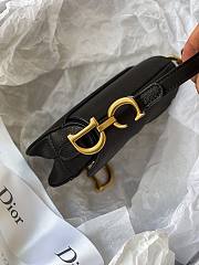 DIOR MICRO SADDLE BAG BLACK SIZE12 CM - 4