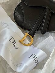 DIOR MICRO SADDLE BAG BLACK SIZE12 CM - 6