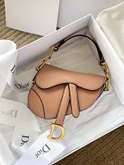 DIOR MICRO SADDLE BAG ROSE PINK S5662 SIZE 12 CM - 5