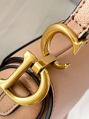 DIOR MICRO SADDLE BAG ROSE PINK S5662 SIZE 12 CM - 3
