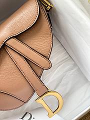 DIOR MICRO SADDLE BAG ROSE PINK S5662 SIZE 12 CM - 2