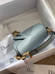 DIOR MICRO SADDLE BAG CLOUD BLUE S5662 SIZE 12 CM - 5