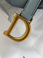 DIOR MICRO SADDLE BAG CLOUD BLUE S5662 SIZE 12 CM - 4