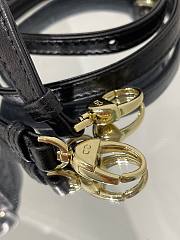DIOR MICRO AMOUR MY ABCDIOR LADY BAG BLACK S0856 SIZE 12 CM - 2