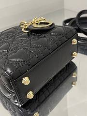 DIOR MICRO AMOUR MY ABCDIOR LADY BAG BLACK S0856 SIZE 12 CM - 4