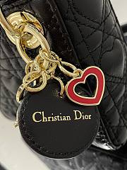 DIOR MICRO AMOUR MY ABCDIOR LADY BAG BLACK S0856 SIZE 12 CM - 6