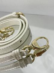 DIOR MICRO AMOUR MY ABCDIOR LADY BAG WHITE S0856 SIZE 12 CM - 4
