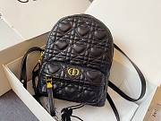 DIOR MINI DIORAMOUR BACKPACK BLACK M9222 SIZE 16 CM - 3