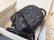 DIOR MINI DIORAMOUR BACKPACK BLACK M9222 SIZE 16 CM - 4