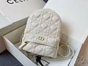 DIOR MINI DIORAMOUR BACKPACK WHITE M9222 SIZE 16 CM - 6