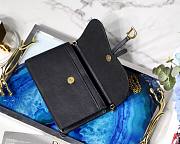 DIOR SADDLE POUCH BLACK S5620 SIZE 22 CM - 5