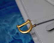 DIOR SADDLE POUCH CLOUD BLUE S5620 SIZE 22 CM - 5