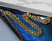DIOR SADDLE POUCH CLOUD BLUE S5620 SIZE 22 CM - 4