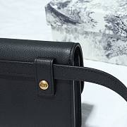 DIOR SADDLE BELT POUCH BLACK S5619 SIZE 17 CM - 4