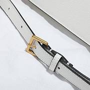 DIOR SADDLE BELT POUCH WHITE S5619 SIZE 17 CM - 6