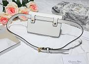 DIOR SADDLE BELT POUCH WHITE S5619 SIZE 17 CM - 3