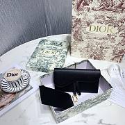 DIOR SADDLE WALLET CHAIN BLACK S5614 SIZE 19 CM - 1