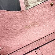 DIOR SADDLE WALLET CHAIN LIGHT PINK S5614 SIZE 19 CM - 6