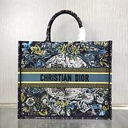 DIOR BOOK TOTE BLUE DIOR CONSTELLATION EMBROIDERY M1286 SIZE 41.5 CM - 1