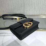 DIOR MICRO 30 MONTAIGNE BAG BLACK S2110 SIZE 15 CM - 6