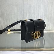 DIOR MICRO 30 MONTAIGNE BAG BLACK S2110 SIZE 15 CM - 5