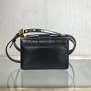 DIOR MICRO 30 MONTAIGNE BAG BLACK S2110 SIZE 15 CM - 3
