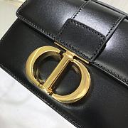DIOR MICRO 30 MONTAIGNE BAG BLACK S2110 SIZE 15 CM - 2