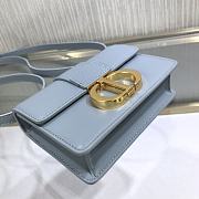 DIOR MICRO 30 MONTAIGNE BAG CLOUD BLUE S2110 SIZE 15 CM - 4