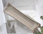 DIOR MINI BOOK TOTE MULTICOLOR STRIPES EMBROIDERY S5475 SIZE 23 CM - 3