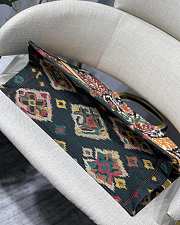DIOR BOOK TOTE PAISLEY BROWN EMBROIDERY M1286 SIZE 41.5 CM - 2