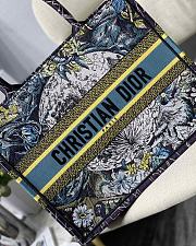 DIOR SMALL BOOK TOTE BLUE DIOR CONSTELLATION EMBROIDERY M1296 SIZE 36.5 CM - 5