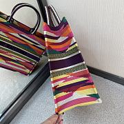 DIOR BOOK TOTE COLORFUL RHOMBUS M1286 SIZE 41.5 CM - 3