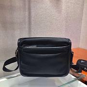 PRADA RE-NYLON AND SAFFIANO LEATHER BAG BLACK 2VD034 SIZE 22 CM - 5