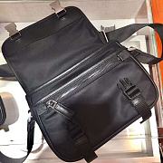 PRADA RE-NYLON AND SAFFIANO LEATHER BAG BLACK 2VD034 SIZE 22 CM - 2