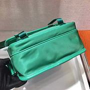 PRADA RE-NYLON AND SAFFIANO LEATHER BAG GREEN 2VD034 SIZE 22 CM - 5