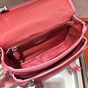 PRADA RE-NYLON AND SAFFIANO LEATHER BAG PINK 2VD034 SIZE 22 CM - 2